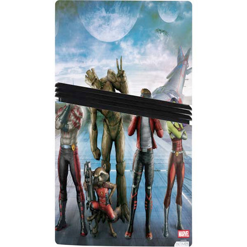 Marvel Guardians of the Galaxy Hero Squad PS5 Pro Console Skin